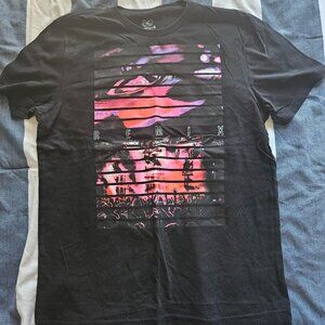 Express Black Graphic T-Shirt Medium